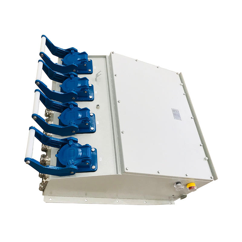 Low voltage wall-mounted 350A four socket box